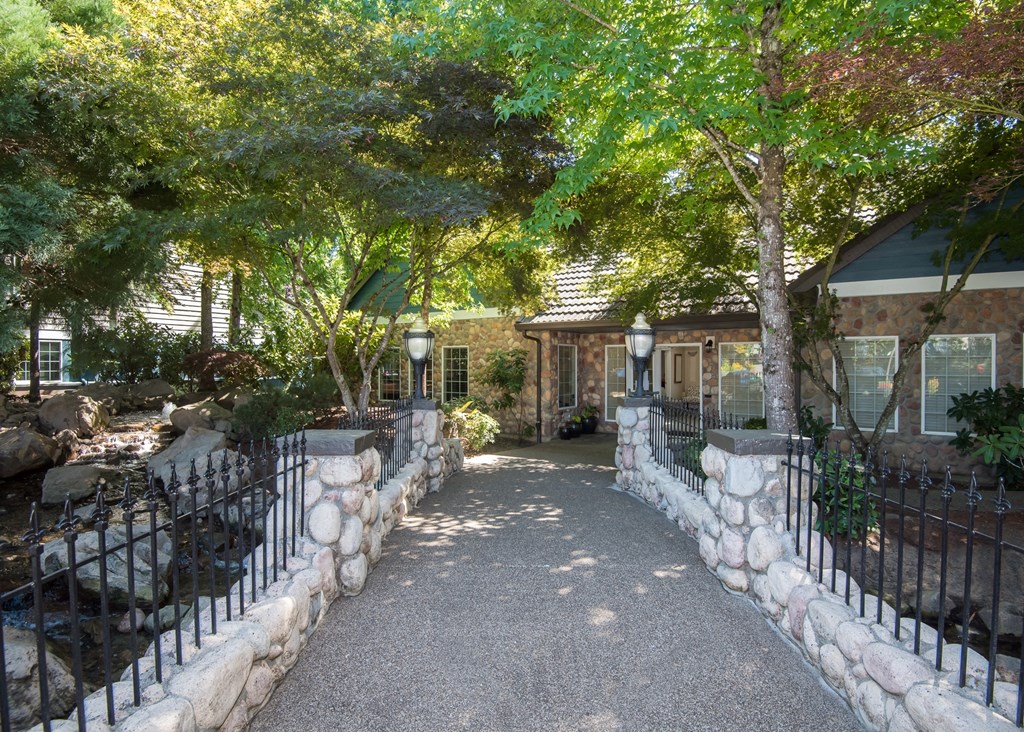 Clubhouse Entry Bridge at Hathaway Court Apartments, Wilsonville, 97070