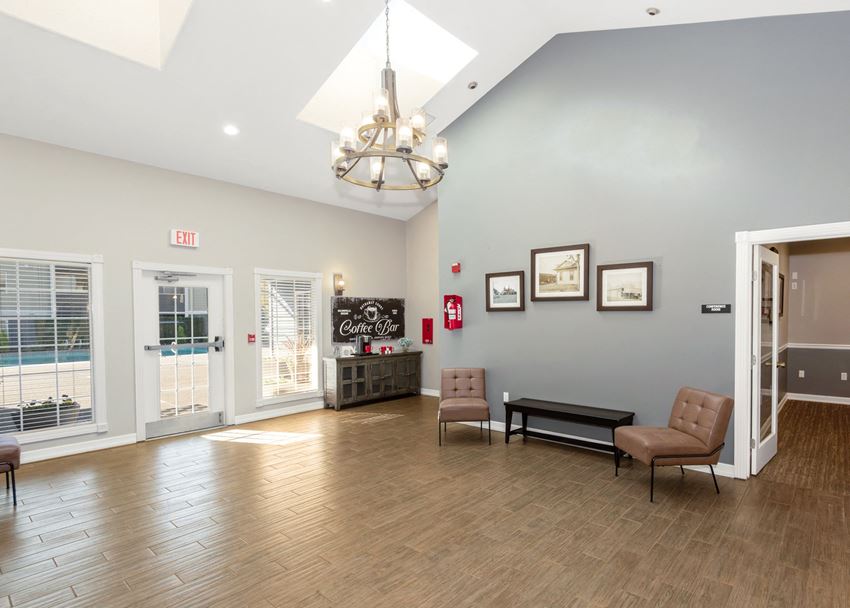 Hathaway Court clubhouse foyer