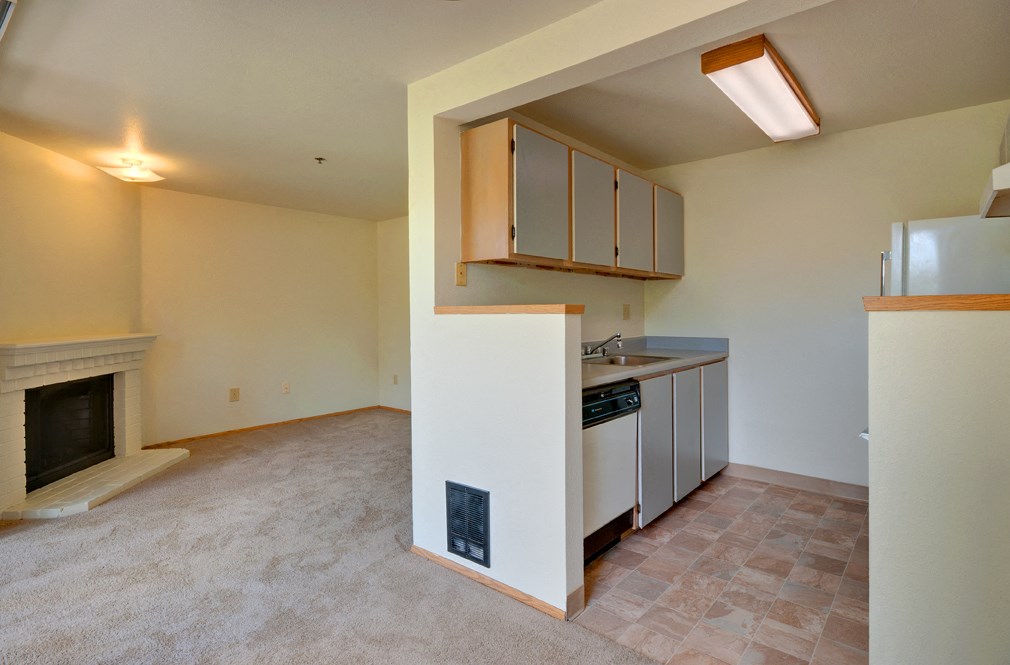 Hunt Club Vacant Non Upgraded Kitchen Side Profile