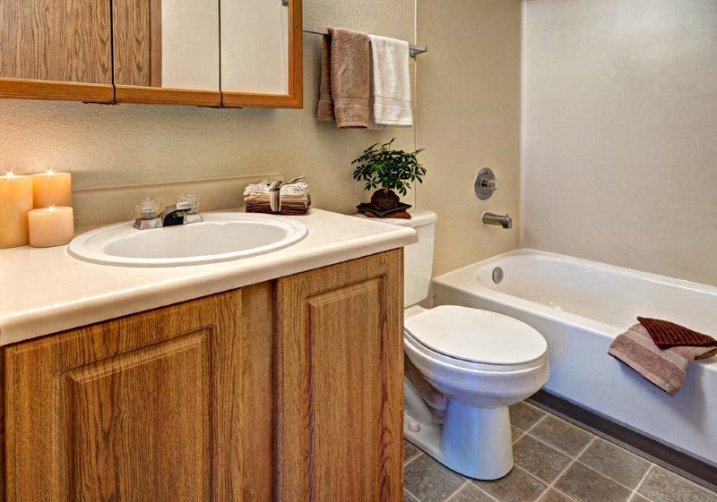 Maple Pointe Non Upgraded Bathroom