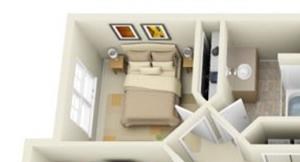 Stillwater Apartments 3x2 Floor Plan 1173 Square Feet
