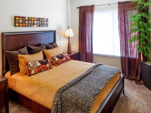 The Landing Apartments Model Townhome Second Bedroom