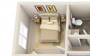 The Landing Apartments 2x1 Floor Plan 913 Square Feet