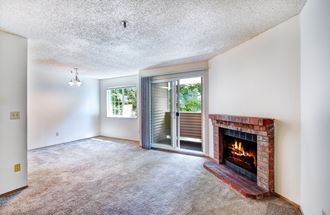 Living Room & Dining Room Living Room & Dining Room at Riverwood Apartments, WA 98032 - Photo Gallery