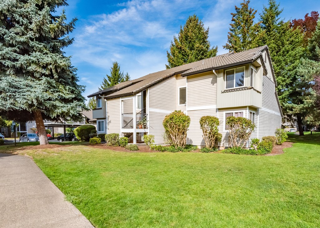 Sir Charles Court two story building and parking lot, Beaverton, OR, 97006