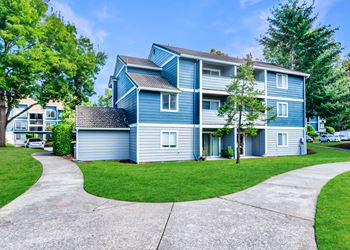 St. Marys Woods building exterior and walking paths, Beaverton, OR, 97078