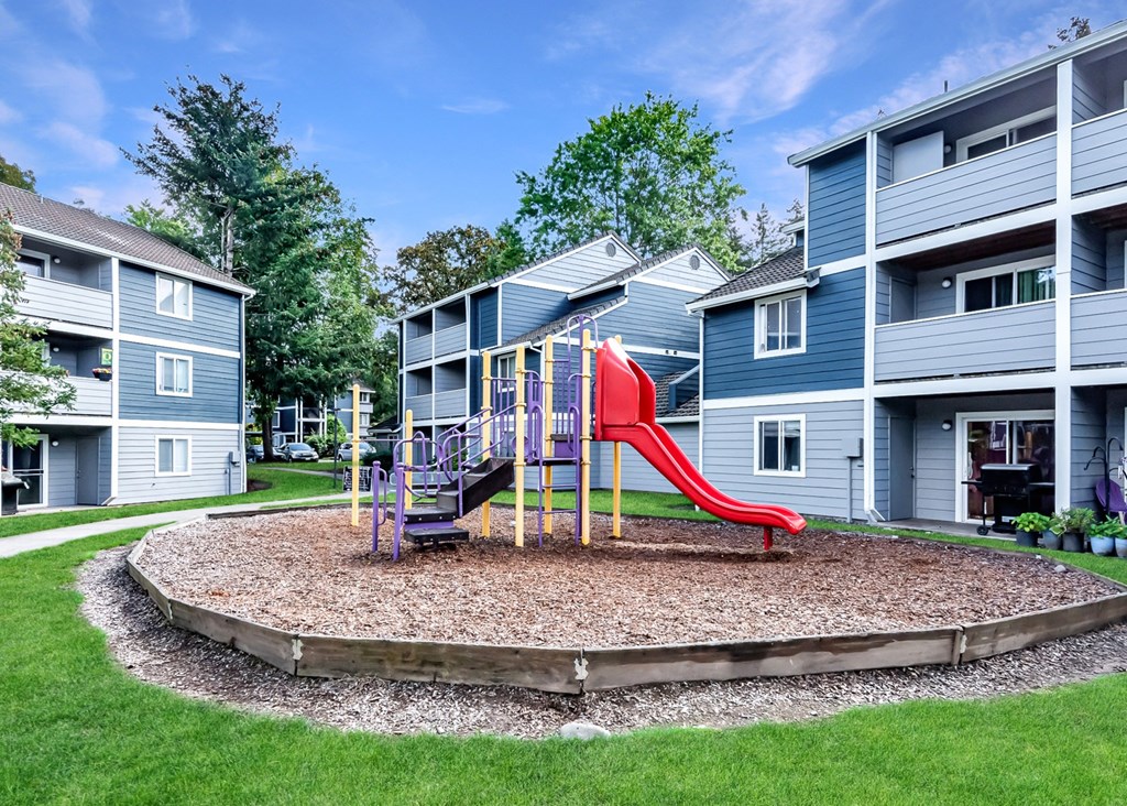 St. Marys Woods outdoor play structure, Beaverton, OR, 97078