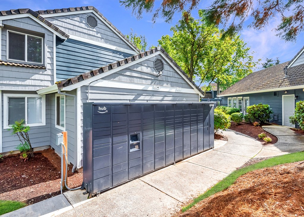 St. Marys Woods self serve package lockers, Beaverton, OR, 97078