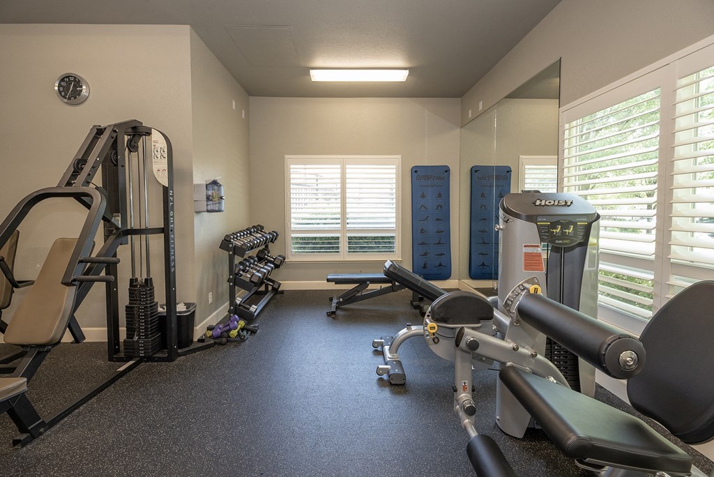Stoneridge Fitness Center free weights and machines