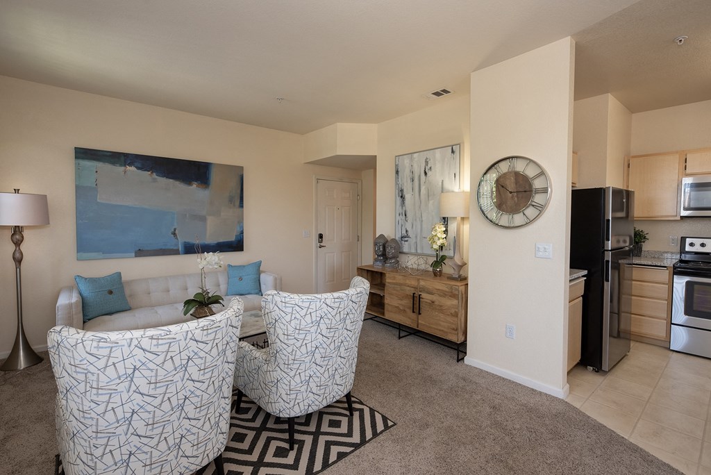 Stoneridge model 2 living room and entry