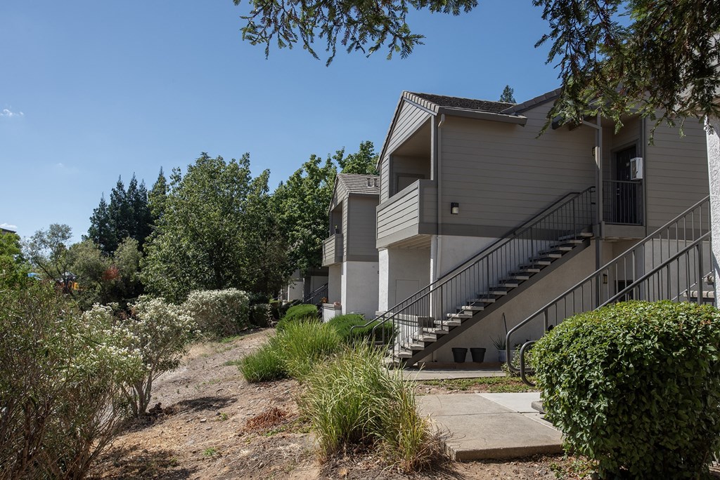 Building exterior stairwells at Sunset Summit, Rocklin, CA 95765