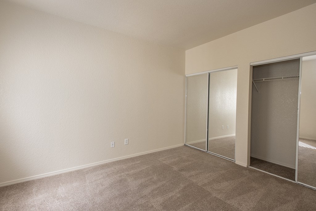 Vacant primary bedroom at Sunset Summit, Rocklin, CA 95765