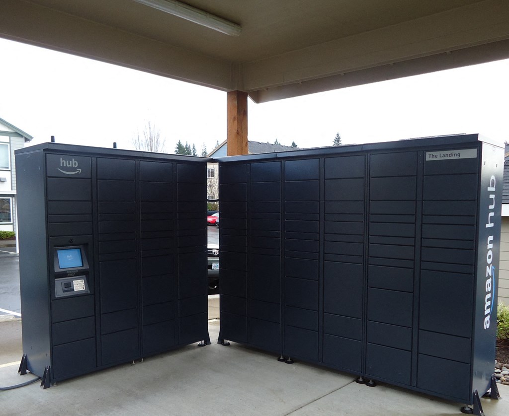 The Landing Self Service Package Lockers at The Landing Apartments, Oregon City, 97045