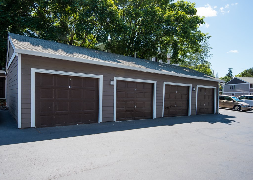 Garage Bank at Todd Village Apartments, Oregon