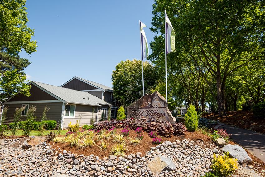 Todd Village Monument Sign and Landscaping - Photo Gallery