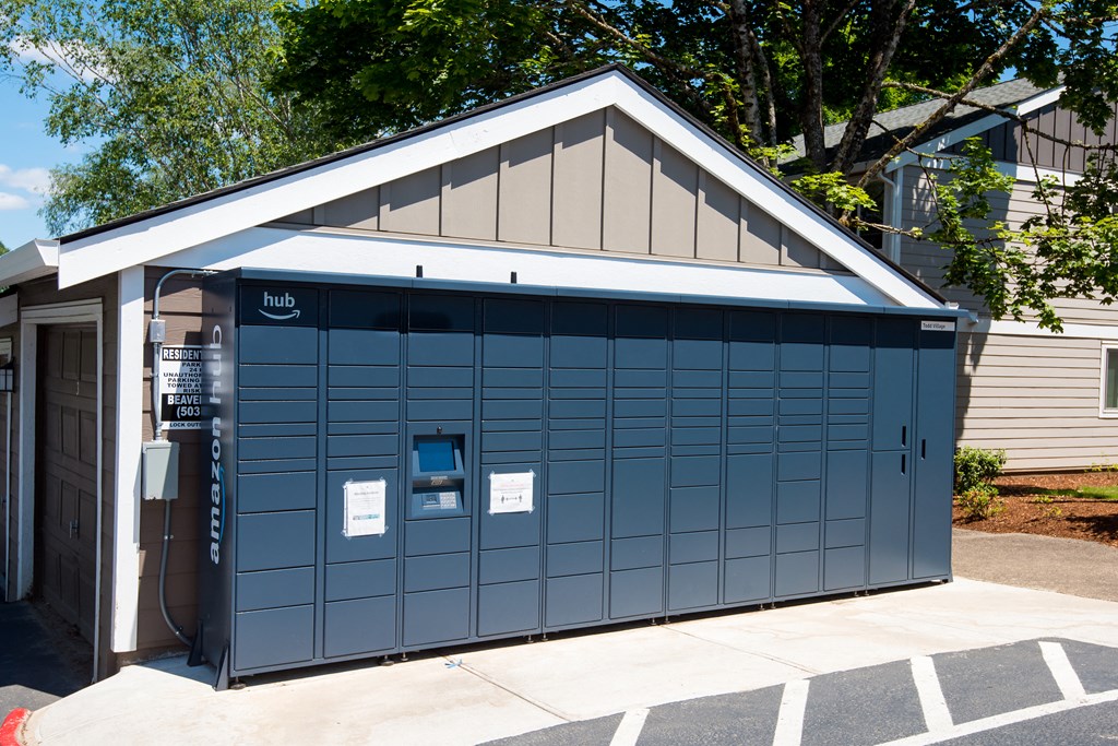 Self Service Package Lockers at Todd Village Apartments, OR 97062