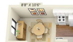 Pembrooke Apartments Pike 1x1 Floor Plan 636 Square Feet