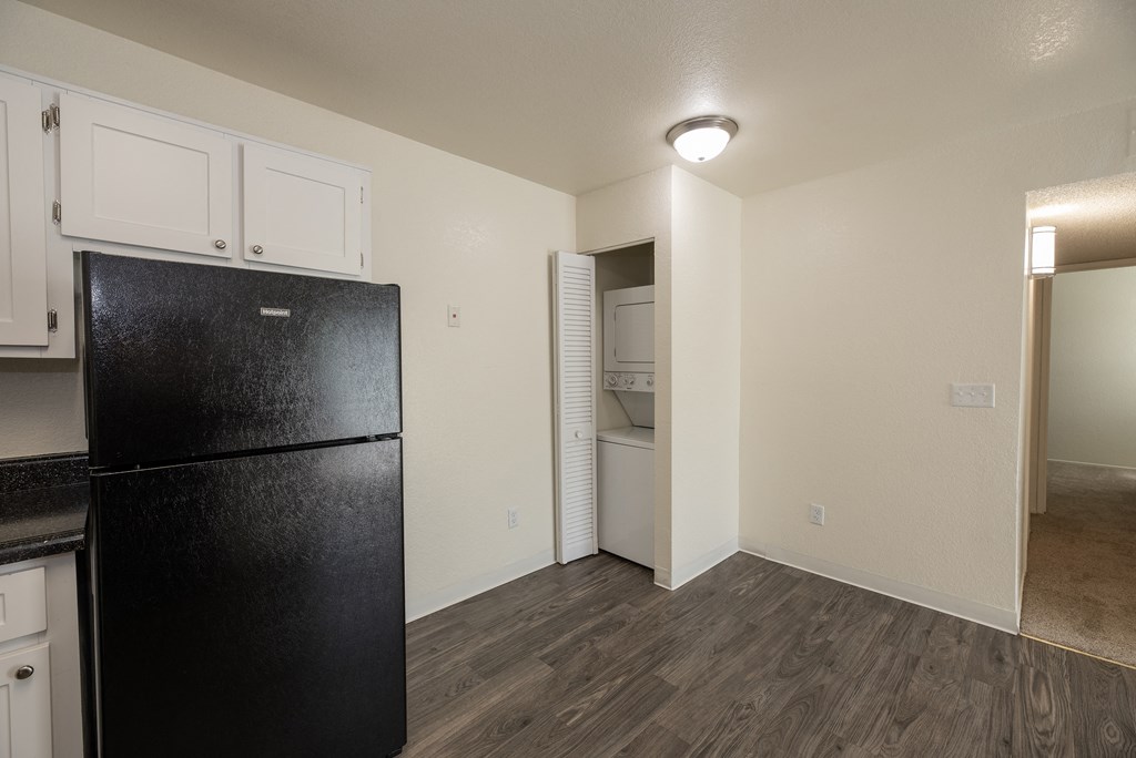 vacant 2x2 dining room and laundry at Woodbridge Apartments, Sacramento