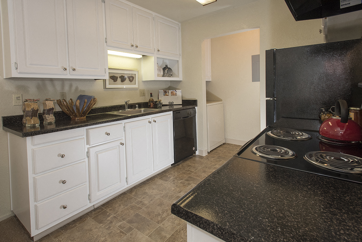Model Upgraded Kitchen at Zinfandel Village Apartments, California, 95670