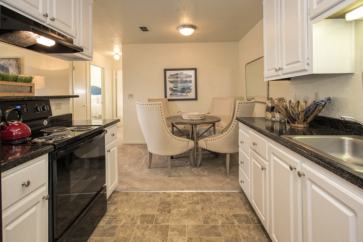 Zinfandel Village Model Upgraded Kitchen & Dining Room at Zinfandel Village Apartments, CA 95670