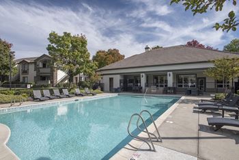 Stoneridge apartments, Roseville, CA, pool area and BBQ