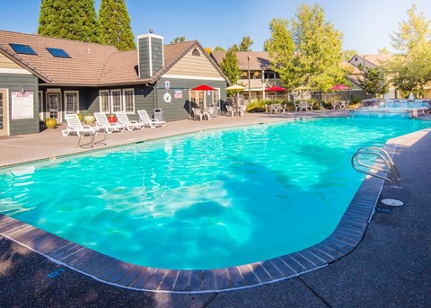 Seasonal Pool at St. Mary's Woods Apartments, Beaverton, Oregon 97078