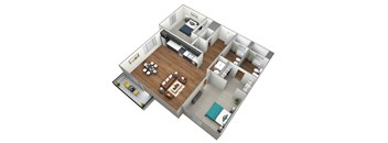 Heather Lodge 2x2 Buttercup Floor Plan 898 Square Feet
