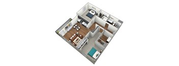 Heather Lodge 2x2 Sunburst Floor Plan 998 Square Feet