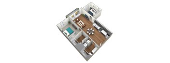 Heather Lodge 2x2 Boundary Floor Plan 840 Square Feet