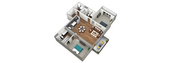 Heather Lodge 2x2 Palmer Floor Plan 1028 Square Feet