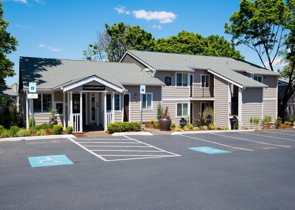 Leasing Office Exterior at Todd Village Apartments, Tualatin, OR