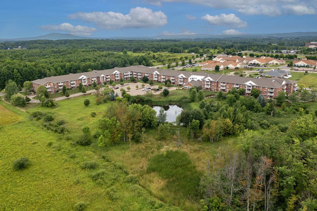 a view from the top of the hill