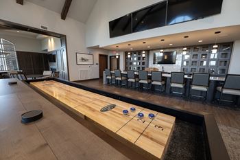 Club Room with Billiards, Bar, Poker and Shuffleboard