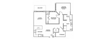 a schematic of a floor plan of a house