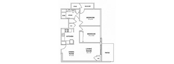 C2W - Two Bedroom, One Bath (WHEDA)