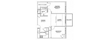 C1W - 2 Bedroom, 1 Bath (WHEDA)
