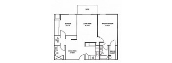 E1W - 2 Bedroom, 2 Bath (WHEDA)
