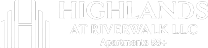 the logo for highlands in black and white