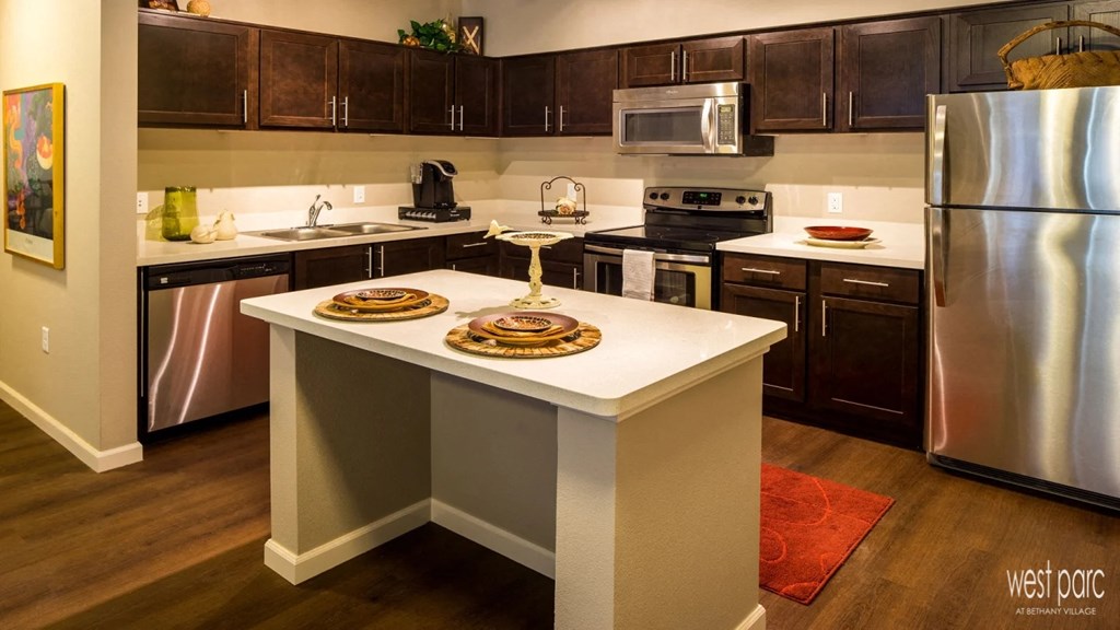 west parc apartments near portland and beaverton. Kitchen