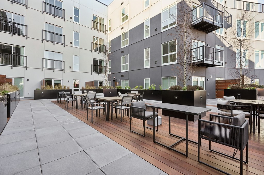 Terrace at AVIVA Apartments in Gresham Oregon