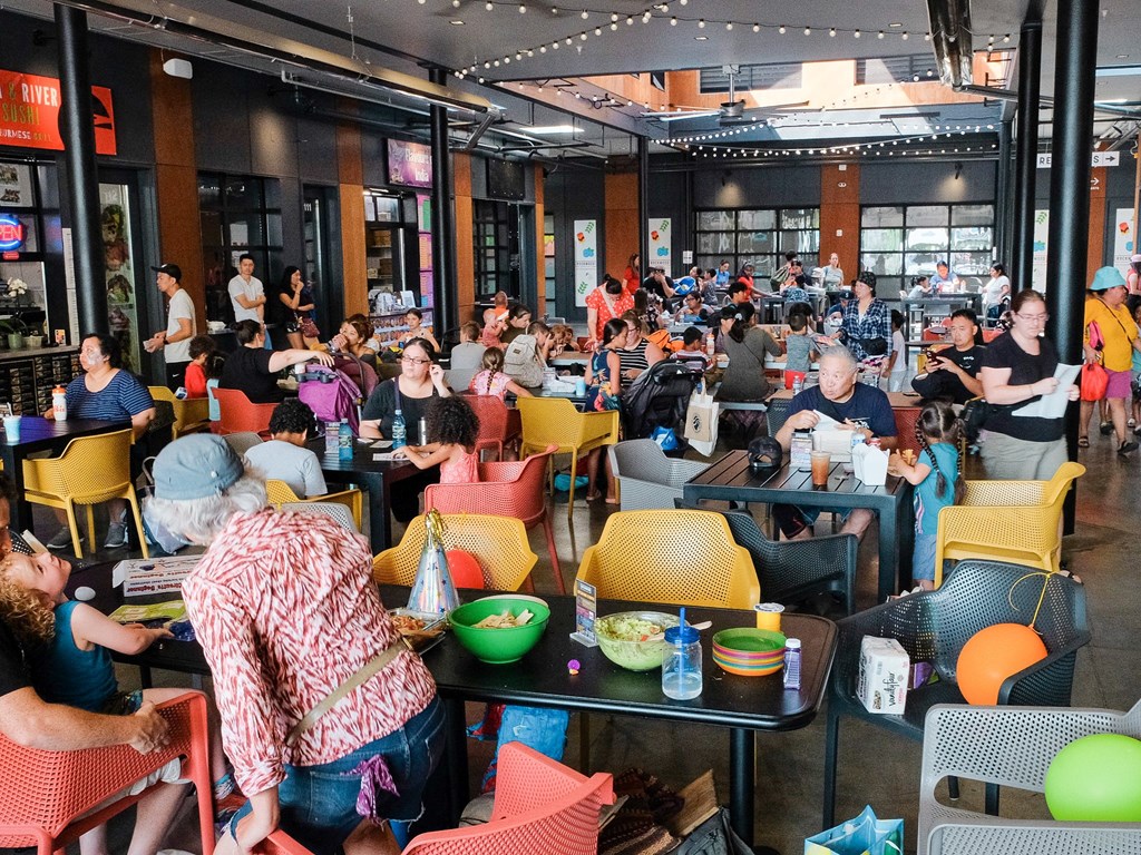 Rockwood Market Hall seating area