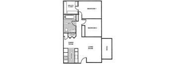 a floor plan of a house
