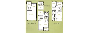 floor plans for this set of house plans