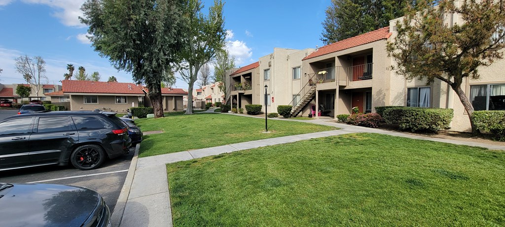 Apartment homes at Sierra Vista Apartment Homes in Lake Elsinore, California.