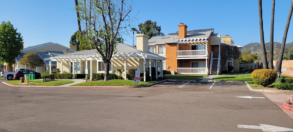View for enterance at The Cove at Bear Valley in Escondido, California.