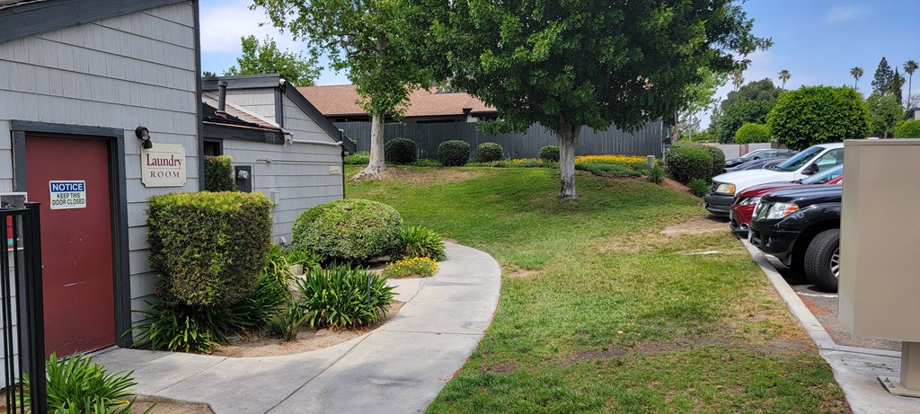 Laundry room at Dove Ridge Apartments.