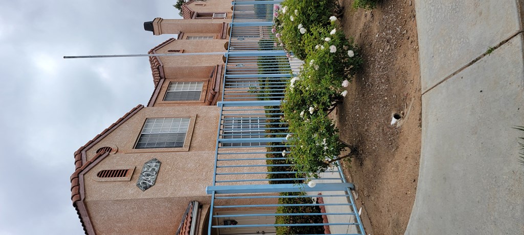 Gate near leasing office at Palos Verdes Village Townhomes.
