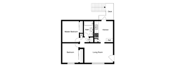 a floor plan of a house
