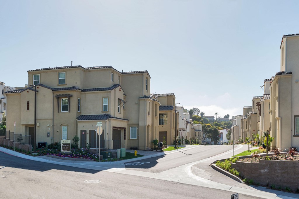 Costa Pointe townhomes on Corte Azul in Carlsbad, California.