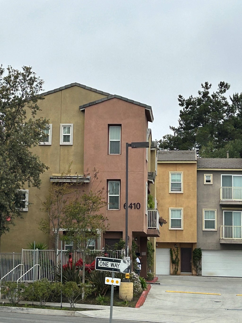 Enterance to Serenata Townhomes in San Diego, California.